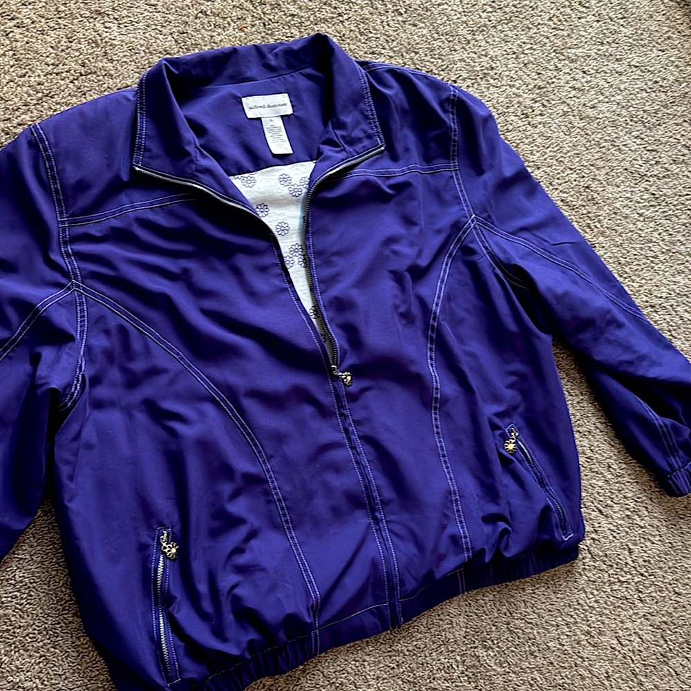 PURPLE ALFRED DUNNER SPRING JACKET 💜